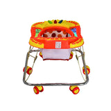 SQUARE Foldable Baby Walker with MUSIC - Square Base, Chrome Pipe