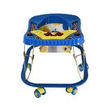 SUPER SQUARE Foldable Baby Walker with MUSIC - Square Base, Coated Pipe, Capsule Shape