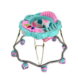 ZIG-ZAG Foldable Baby Walker with MUSIC - ZigZag Base, Chrome Pipe