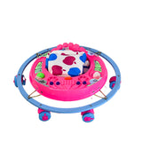 KRANTI Foldable Baby Walker with MUSIC - Round Base, Coated Pipe, Capsule Shape