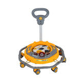 TIGER BEND Foldable Baby Walker with MUSIC - 8-Bend Base, Coated Pipe, Capsule Shape