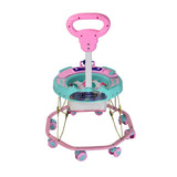 TIGER BEND Foldable Baby Walker with MUSIC - 8-Bend Base, Coated Pipe, Capsule Shape