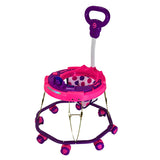 TIGER BEND Foldable Baby Walker with MUSIC - 8-Bend Base, Coated Pipe, Capsule Shape