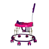 TIGER BEND Foldable Baby Walker with MUSIC - 8-Bend Base, Coated Pipe, Capsule Shape