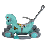 CHARLIE ECO DLX Horse ROCKER Ride with WHEELS and Parental Control Handle