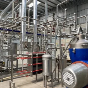 2500 LPH SS Automatic Milk Processing Plant